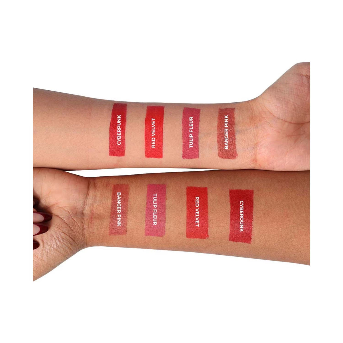 LAMEL Lipstick Powder Drop №407 Red Velvet