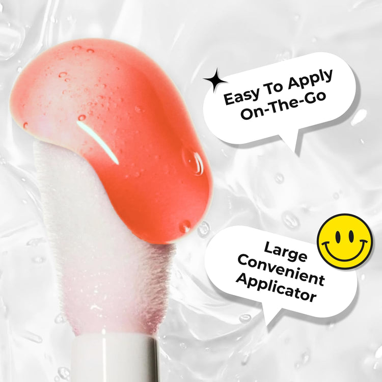 LAMEL Moisturizing Lip Oil LET'S GLAZE 402 Strawberry Jam 4gm