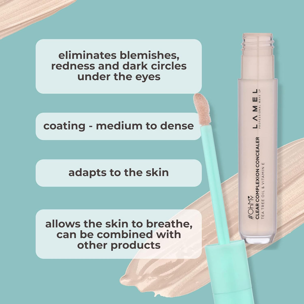 LAMEL OH My Clear Face Concealer №401 Light Beige 7ml