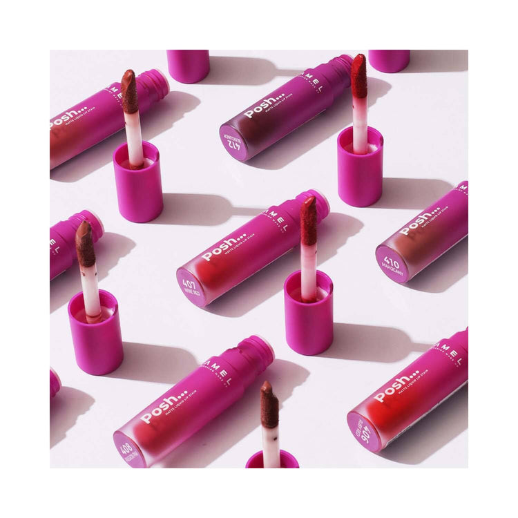 LAMEL Posh Matte Liquid Lip Stain 409 Sangria 4gm