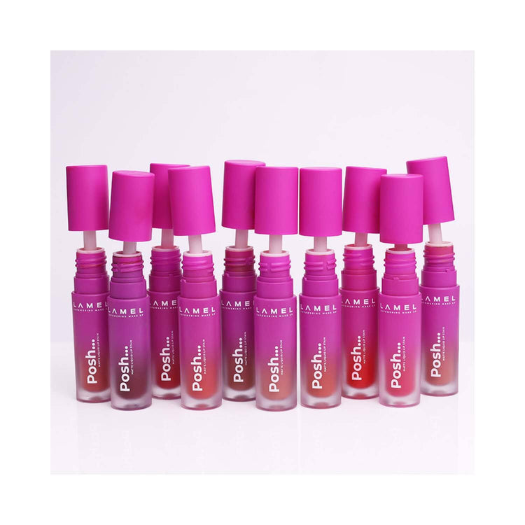 LAMEL Posh Matte Liquid Lip Stain 409 Sangria 4gm