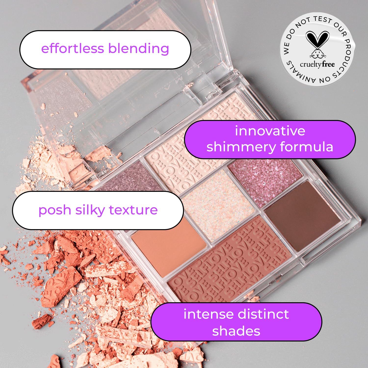 LAMEL SELFLOVE Eyeshadow Palette №401 I'm Empowered