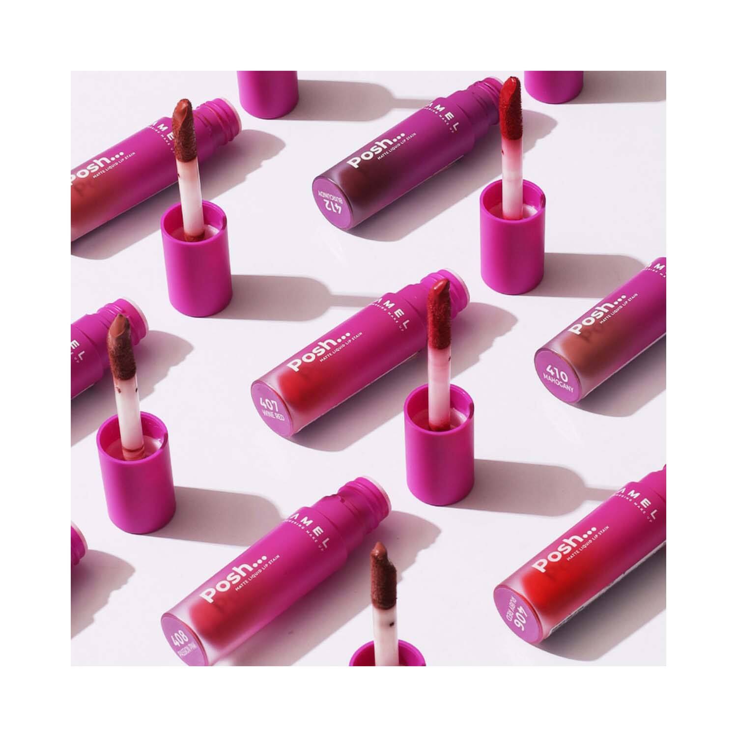 LAMEL Posh Matte Liquid Lip Stain №403 Daily Nude 4gm