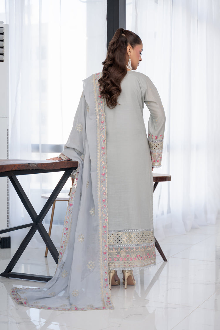 Vasifa BN-1117 - 3 Piece Stitched Fancy Heavy Embroidered - Bint-e-Noor