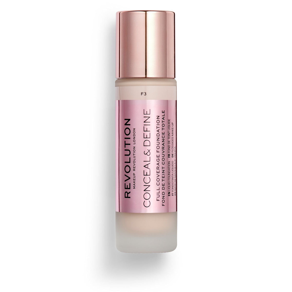 Makeup Revolution Conceal & Define Foundation F3 23 ml