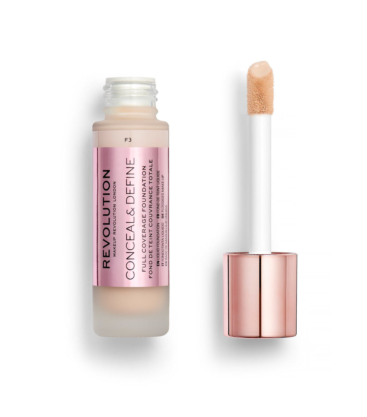 Makeup Revolution Conceal & Define Foundation F3 23 ml