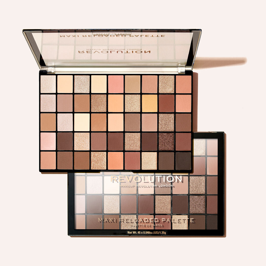 Makeup Revolution Maxi Reloaded Eyeshadow Palette Nudes