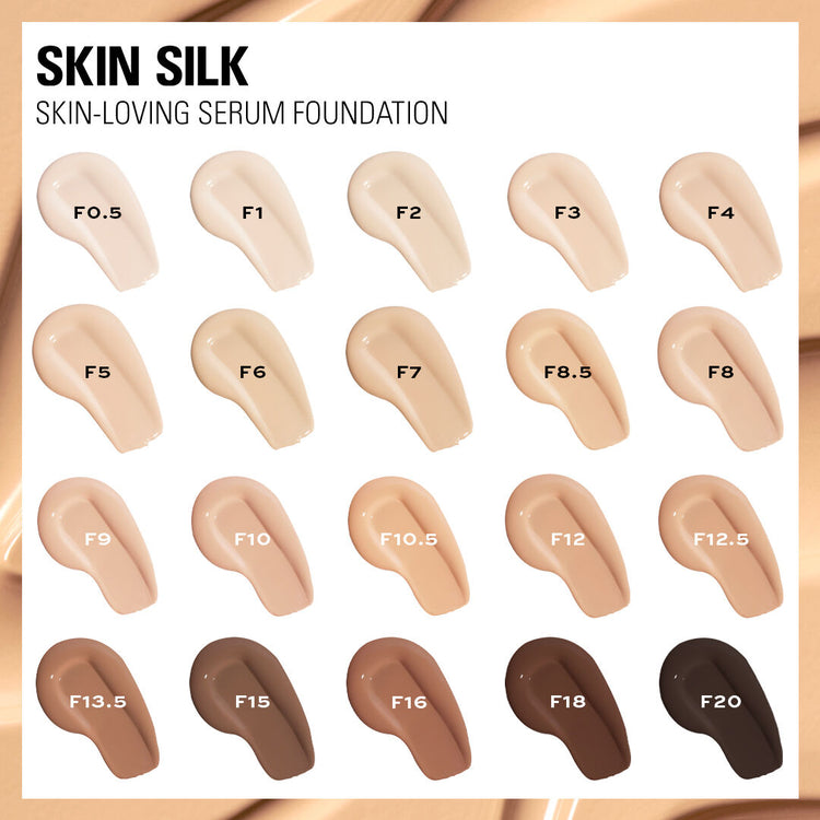 Makeup Revolution Skin Silk Serum Foundation F6 23ml