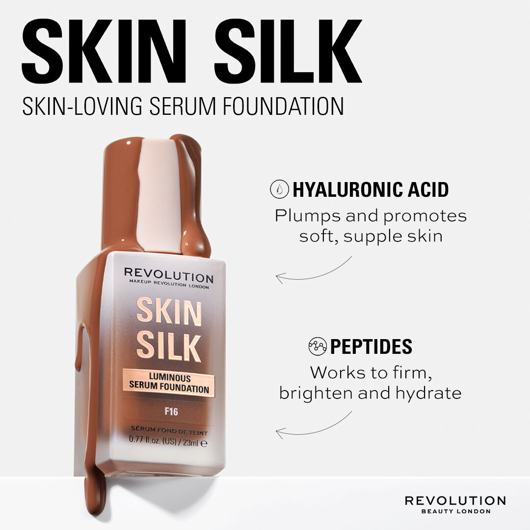 Makeup Revolution Skin Silk Serum Foundation F7 23ml