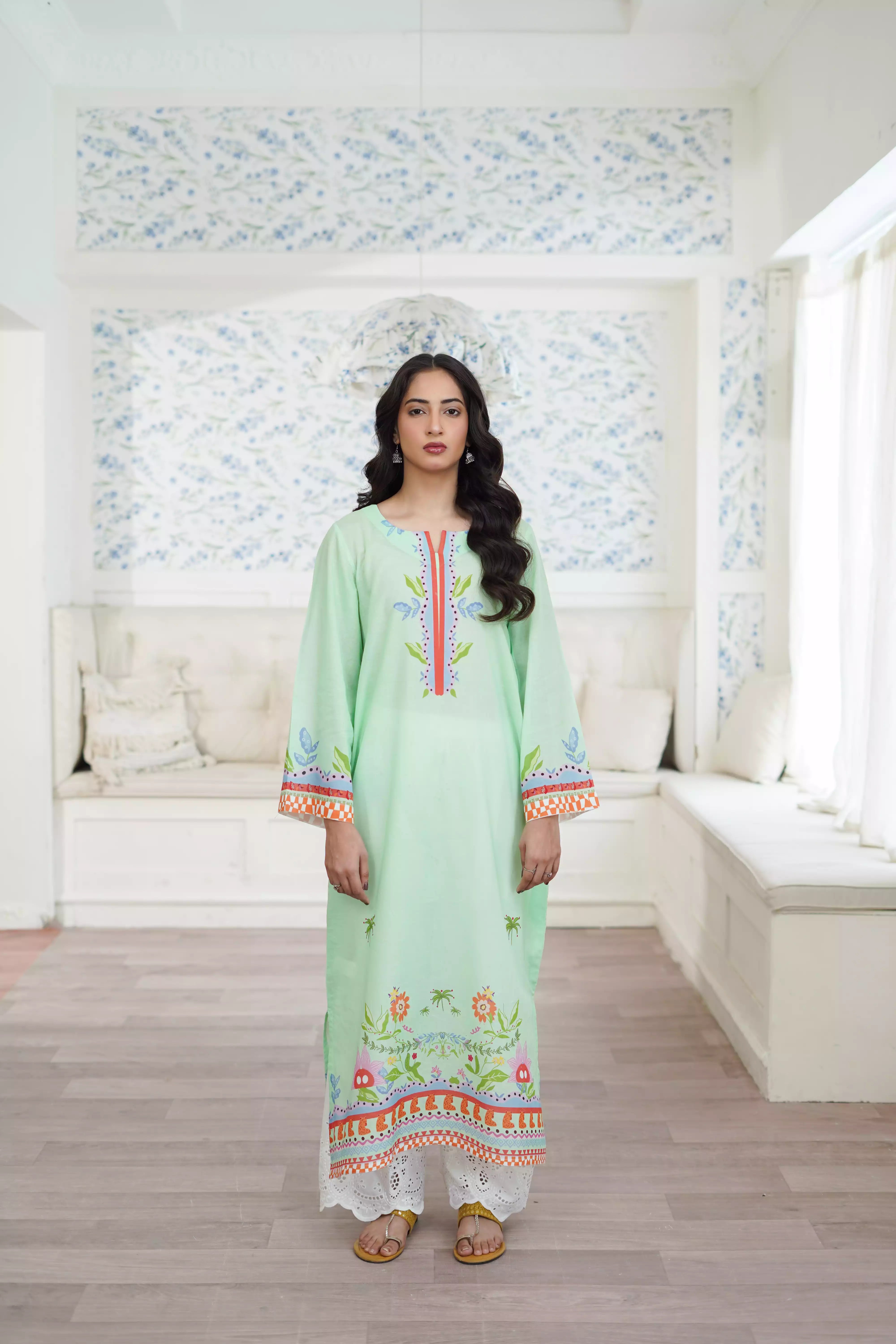 Mint Sorbet - Lawn -Eleganza