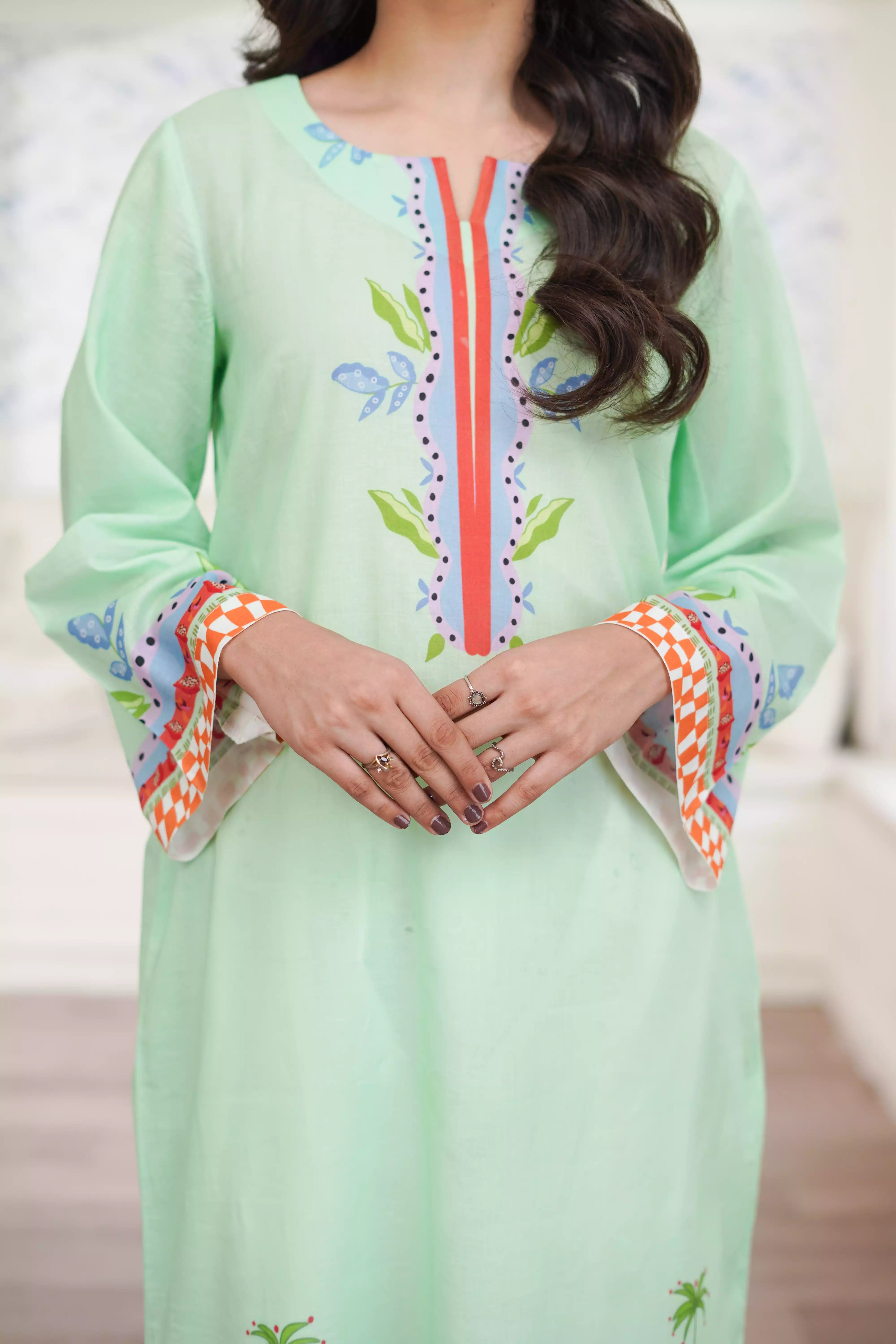 Mint Sorbet - Lawn -Eleganza