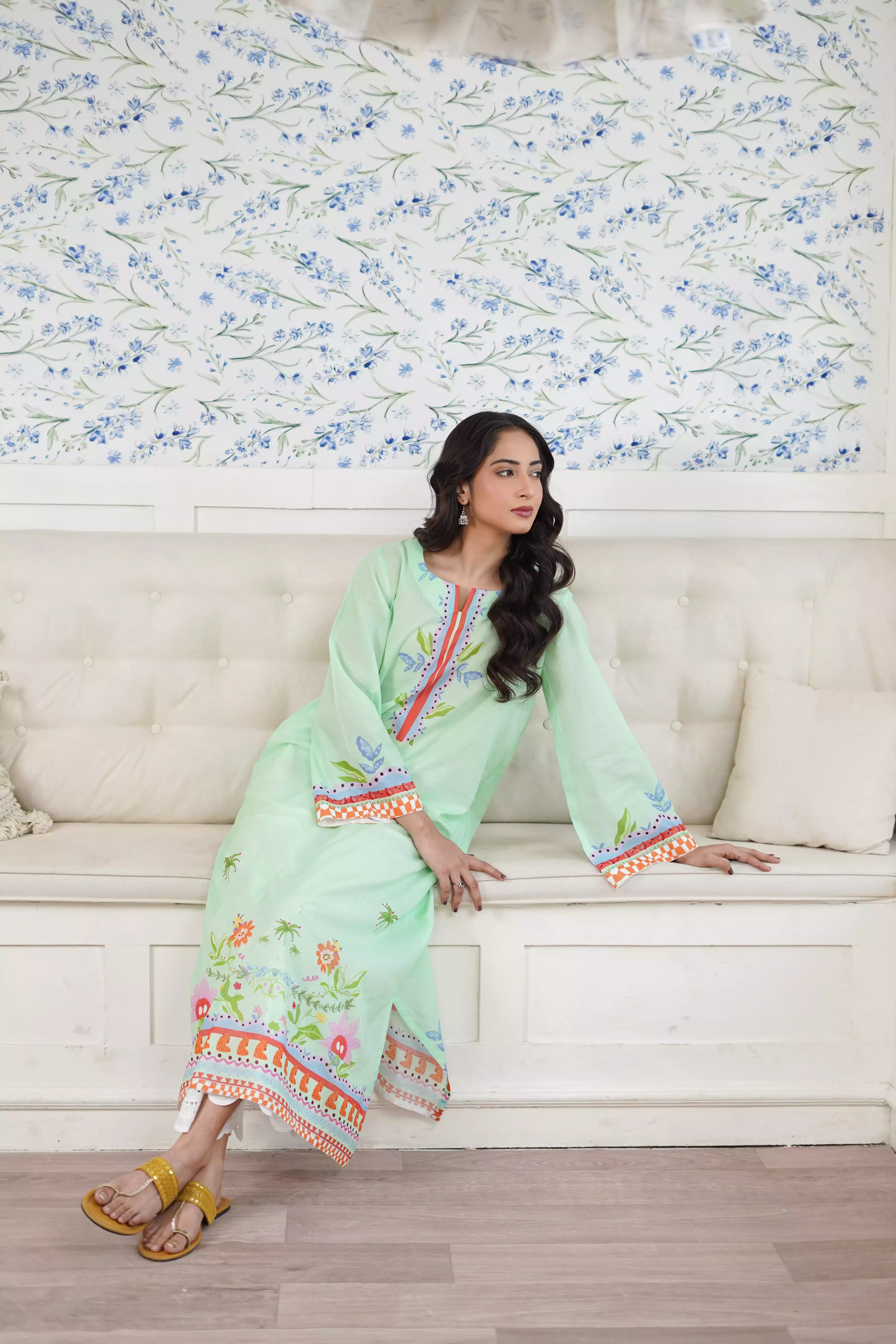 Mint Sorbet - Lawn -Eleganza
