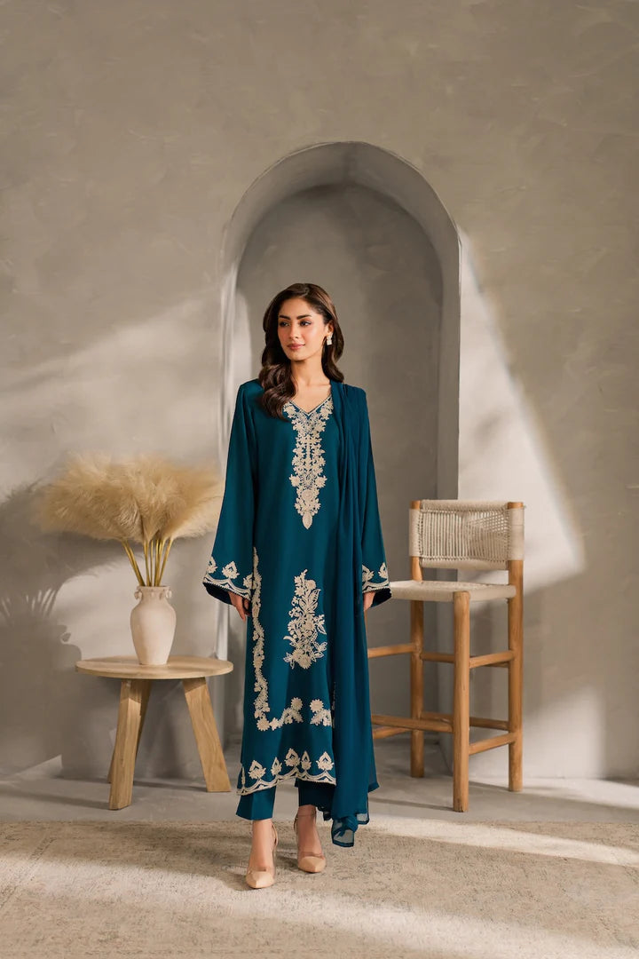 Elsa Embroidery 3pcs - Tawakal Closet