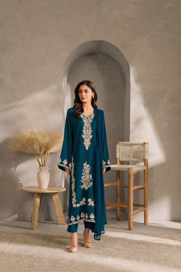 Elsa Embroidery 3pcs - Tawakal Closet