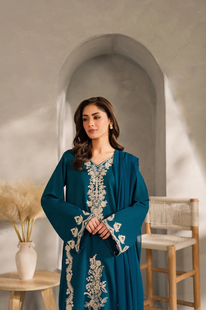 Elsa Embroidery 3pcs - Tawakal Closet