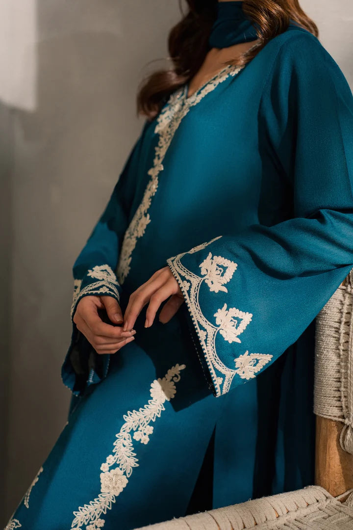 Elsa Embroidery 3pcs - Tawakal Closet