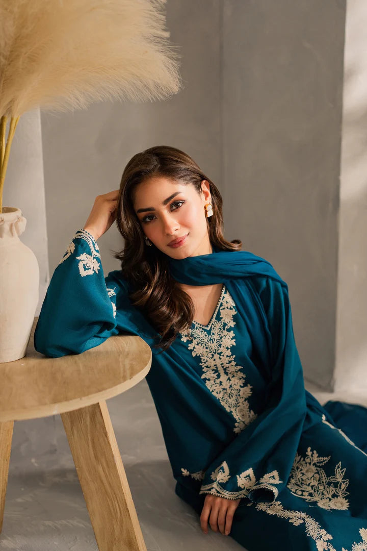 Elsa Embroidery 3pcs - Tawakal Closet