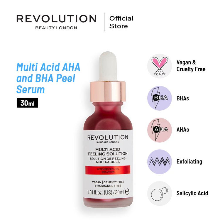 Revolution Skincare Multi Acid AHA And BHA Peel Serum 30ml