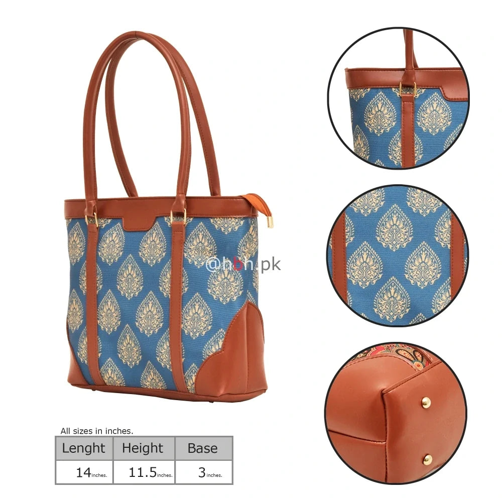 Canvas Tote Bag (Blue) - Miraas Tote | by HBH Pk