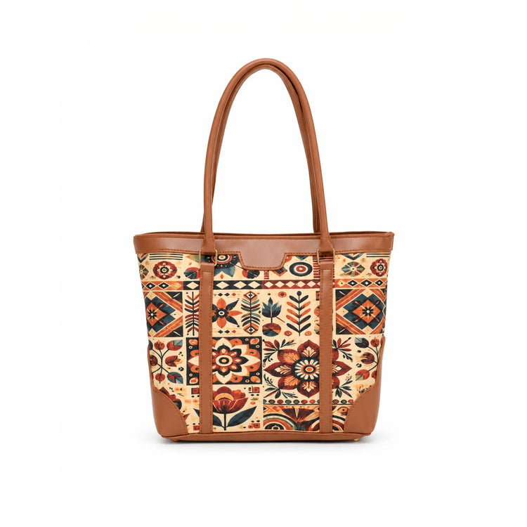 Miraas Tote - Folk Art Canvas - HBH