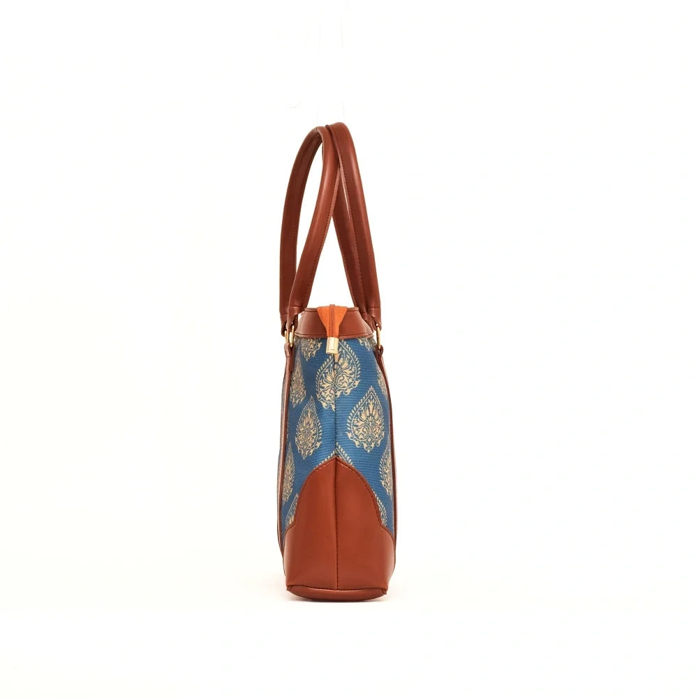 Canvas Tote Bag (Blue Motif) - Miraas Tote | by HBH Pk