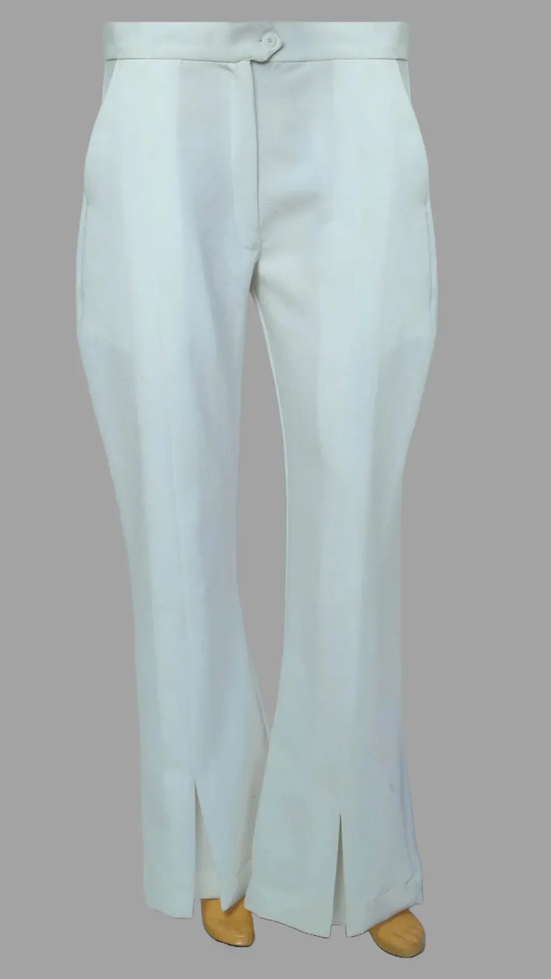 Back and Front  Slited style- Stitched Pant  -  Cotton Viscose - Trouser