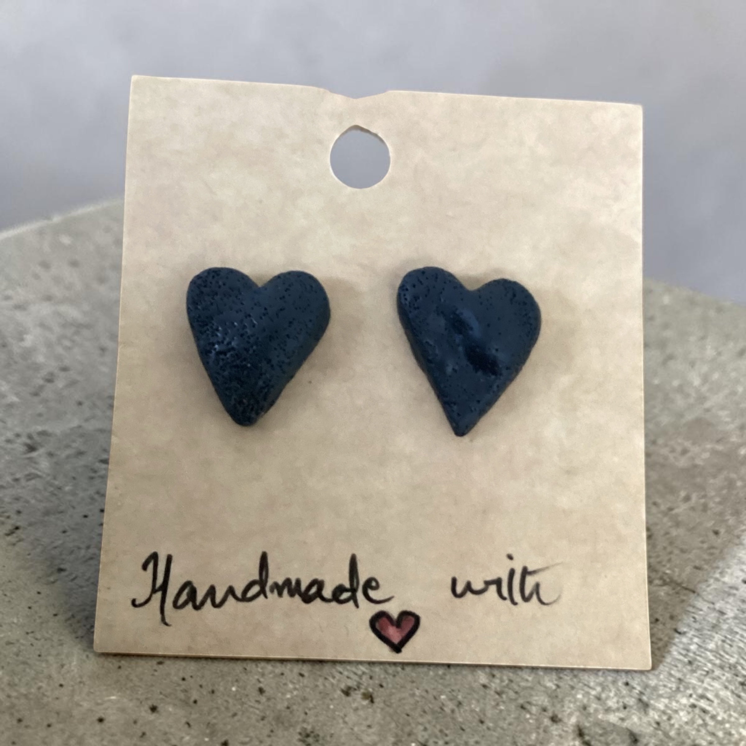 Heart Studs - Clay Boutique