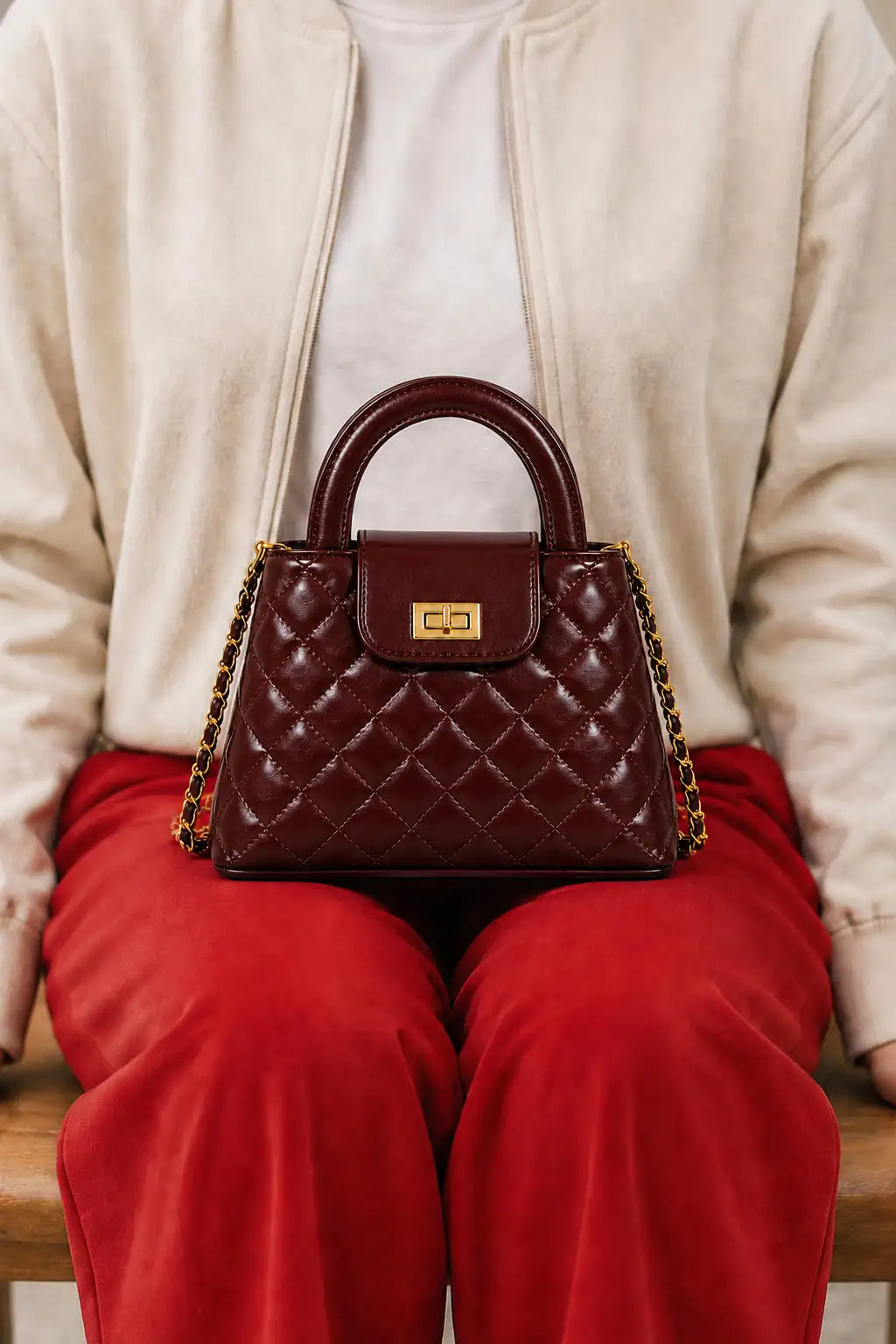 Classic Crossbody - Dark Brown - HBH