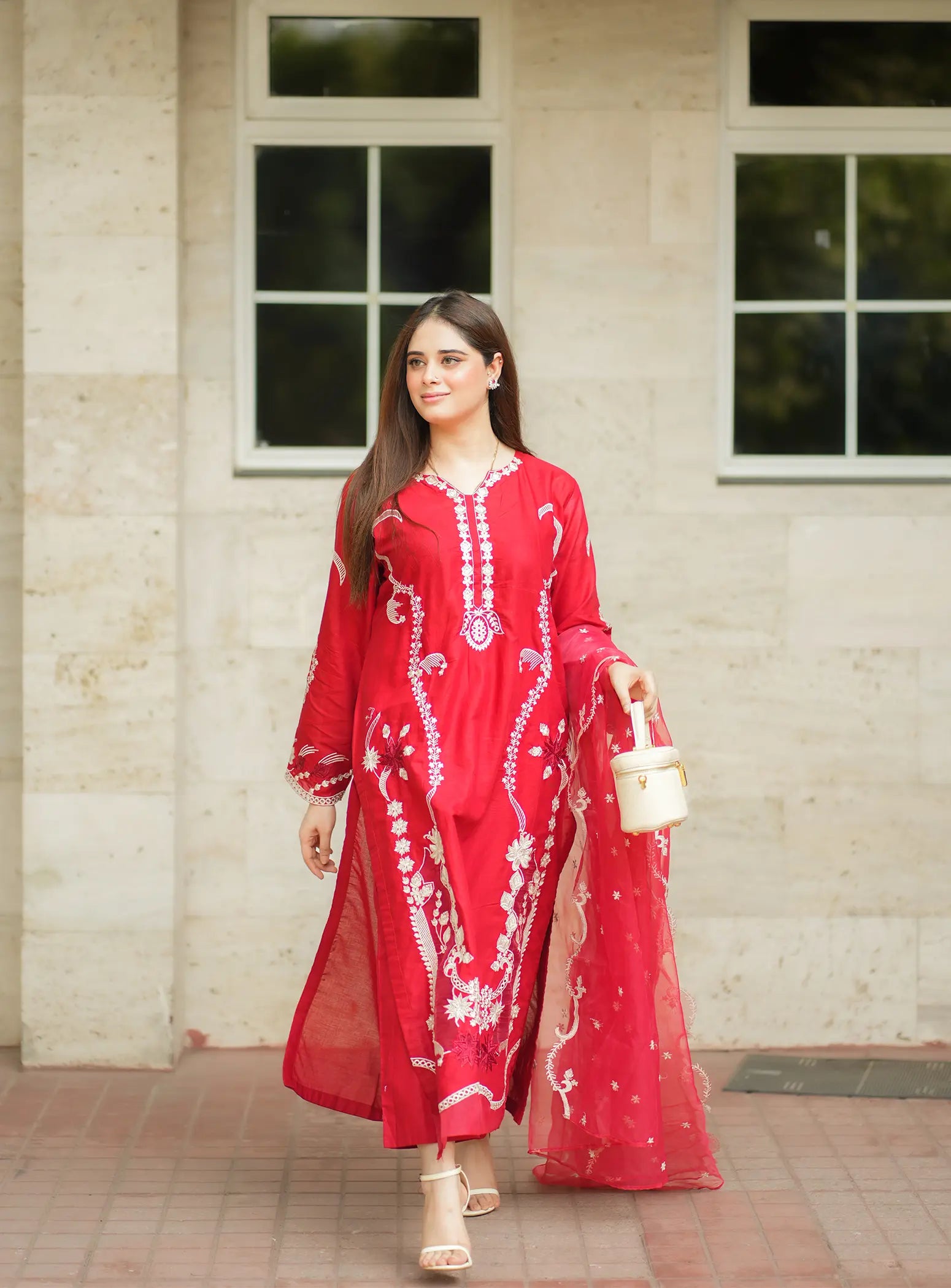 Red Reverie 3pcs - Tawakal Closet