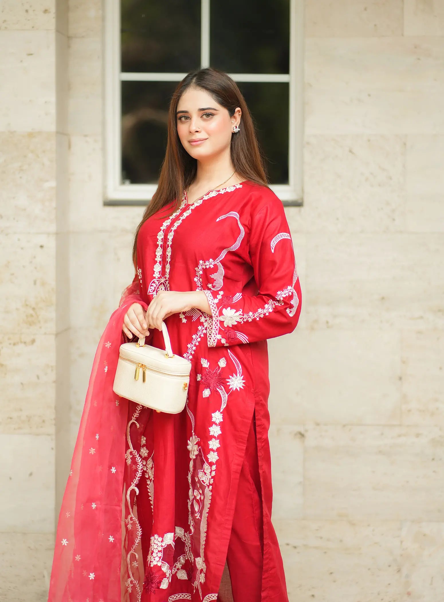 Red Reverie 3pcs - Tawakal Closet