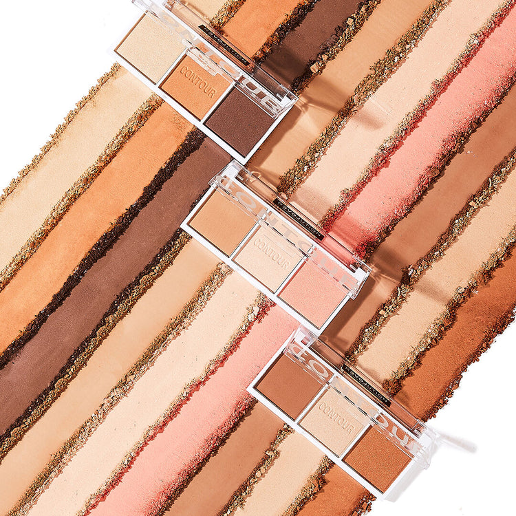 Relove By Revolution Colour Play Contour Trio Palette Sugar