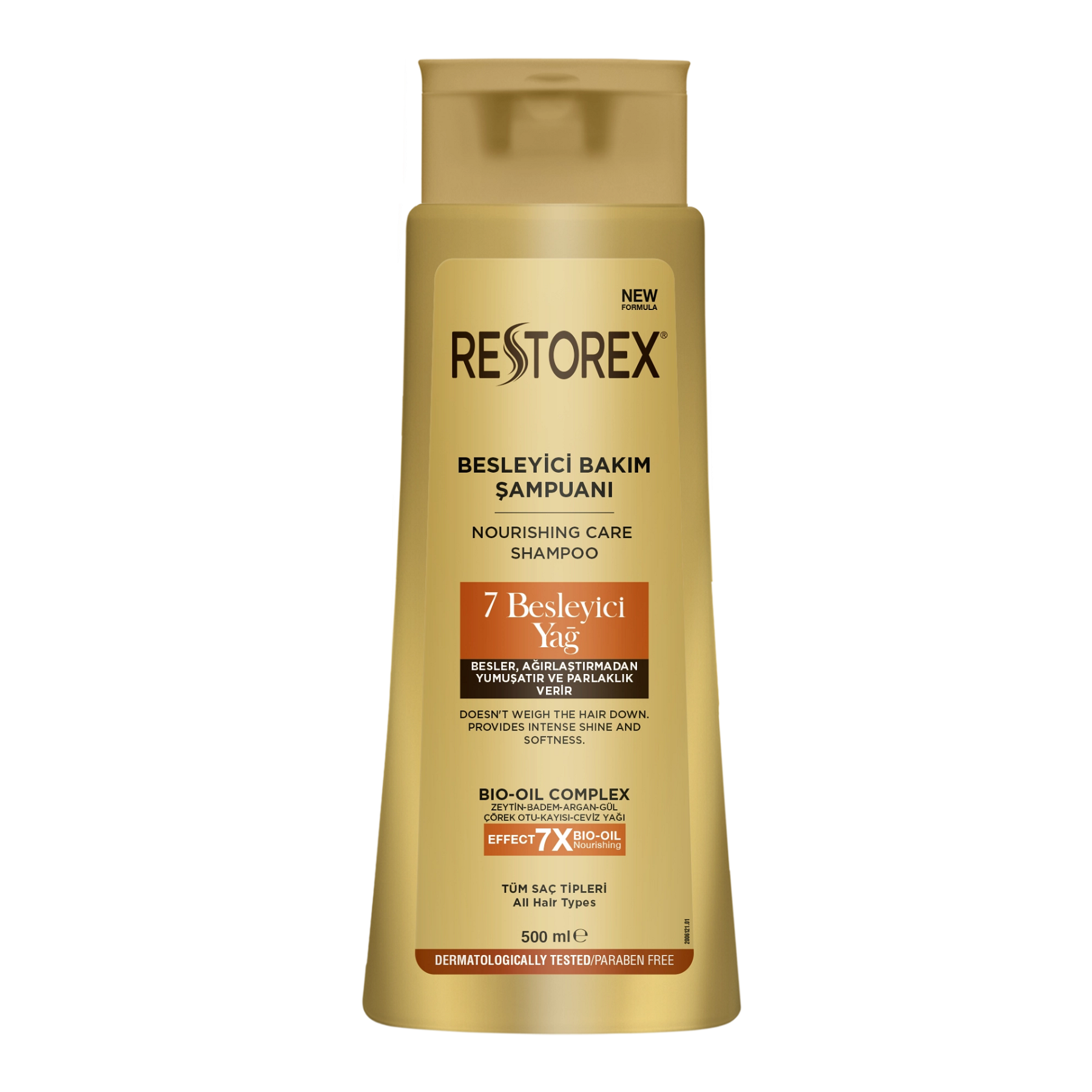 Restorex - All Hair Types Nourishing Care Shampoo 500Ml