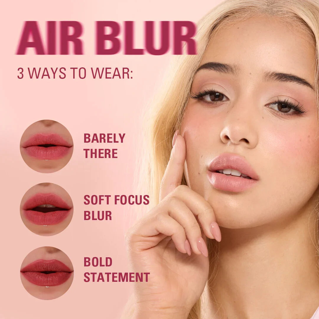 Revolution Air Blur Matte Liquid Lipstick Peachy