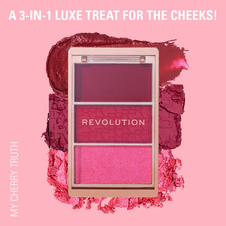 Revolution Blush Icon Palette My Cherry Truth