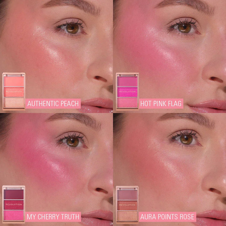 Revolution Blush Icon Palette My Cherry Truth