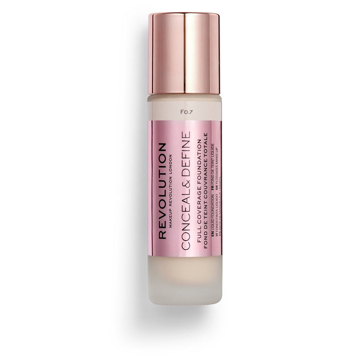 Revolution Conceal & Define Ultra Matte Full Coverage Foundation F0.7 23ml
