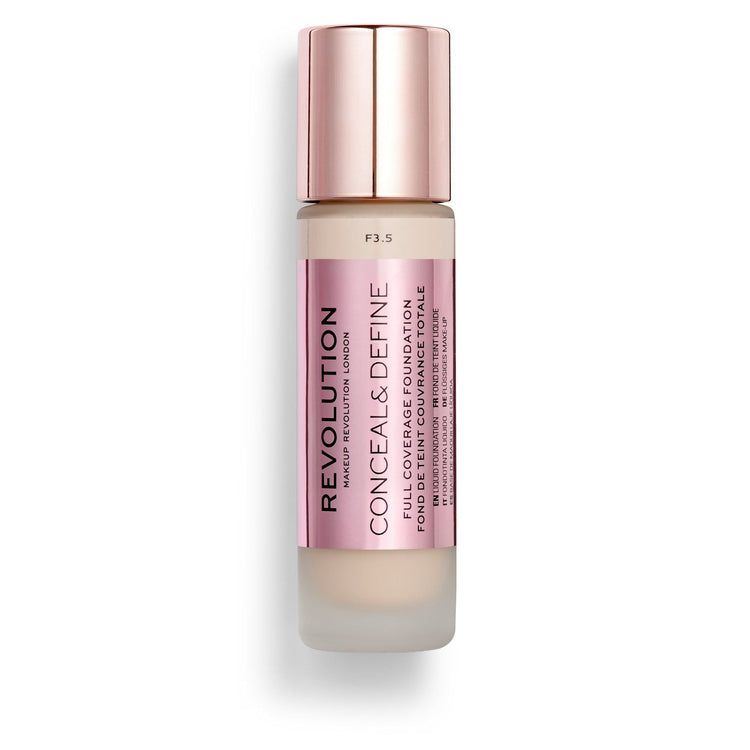 Revolution Conceal & Define Ultra Matte Full Coverage Foundation F3.5 23ml