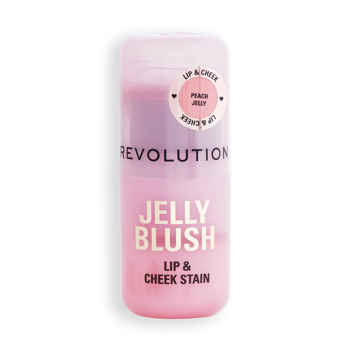 Revolution Jelly Blush Stick Lip And Cheek Stain Peach Orange
