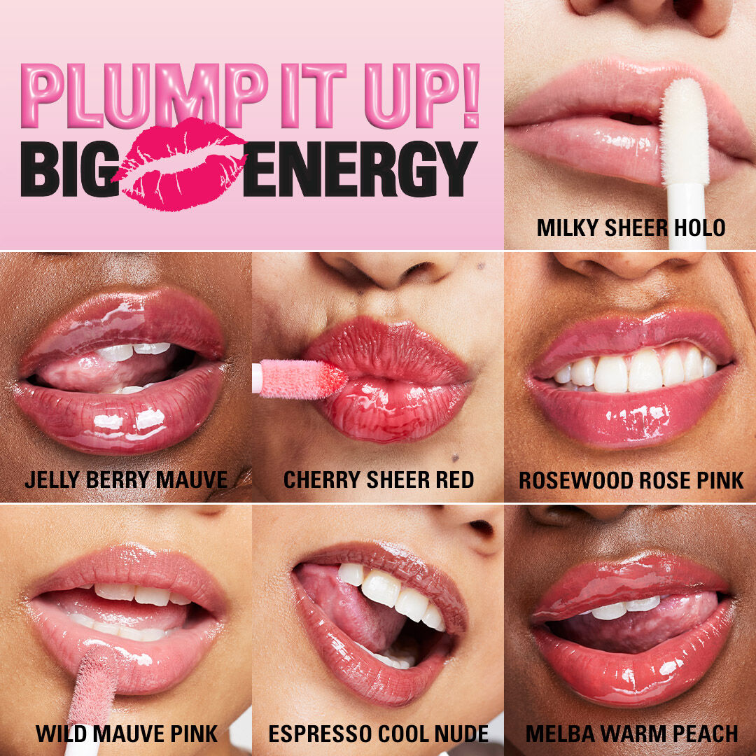 Revolution Pout Bomb Plumping Gloss Rosewood Rose Pink
