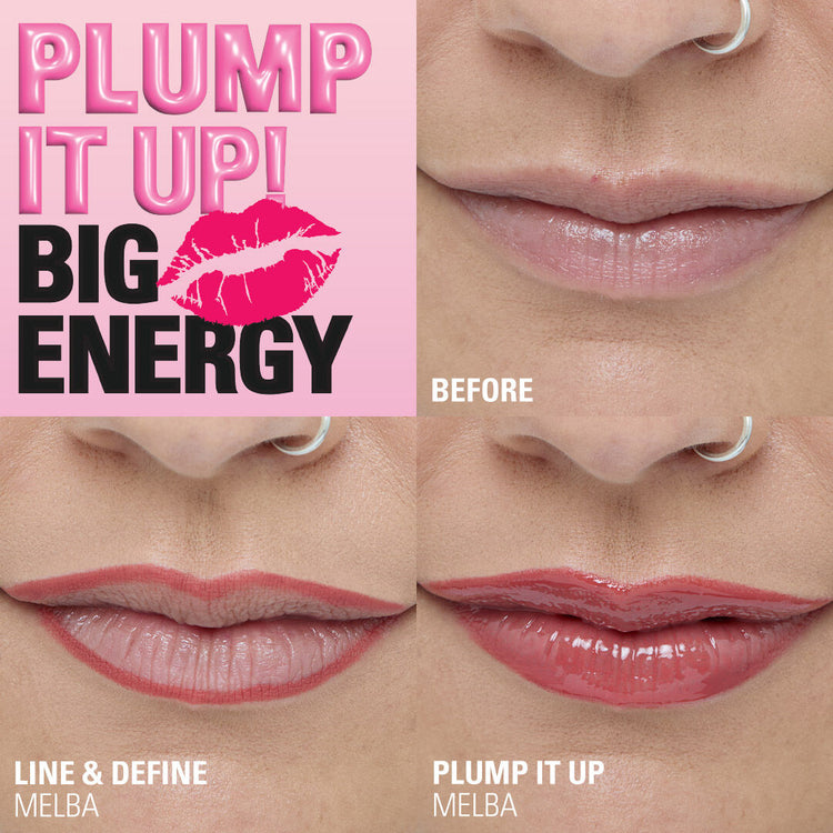 Revolution Pout Bomb Plumping Lip Liner Melba Warm Peach