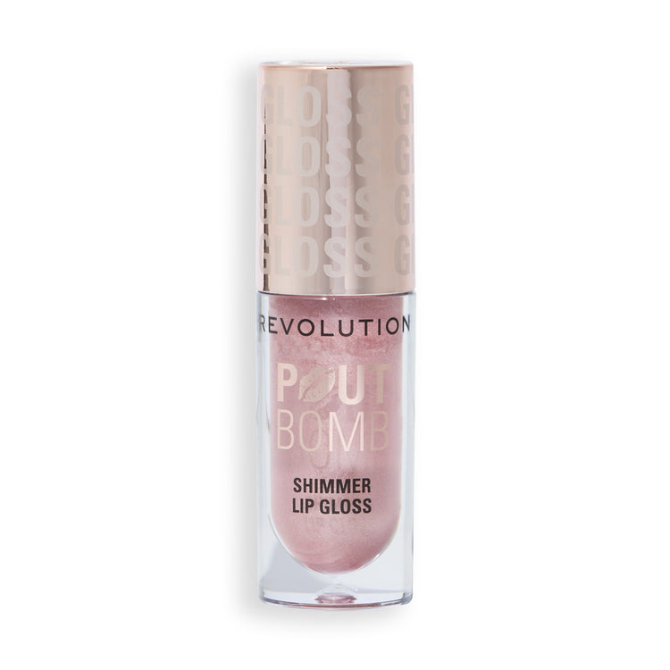 Revolution Pout Bomb Shimmer Gloss Shine Pink