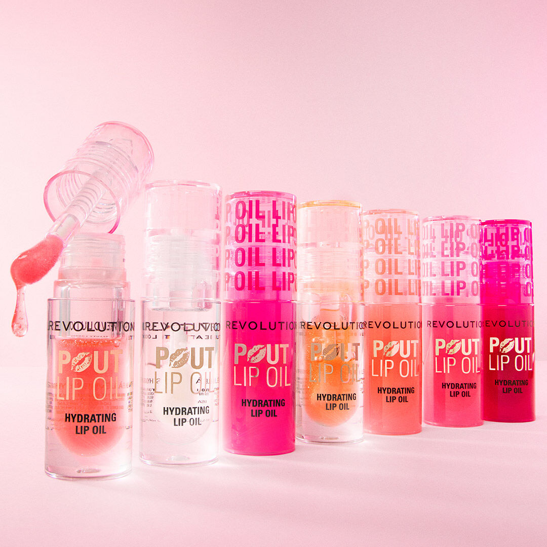 Revolution Pout Lip Oil Raspberry Pink