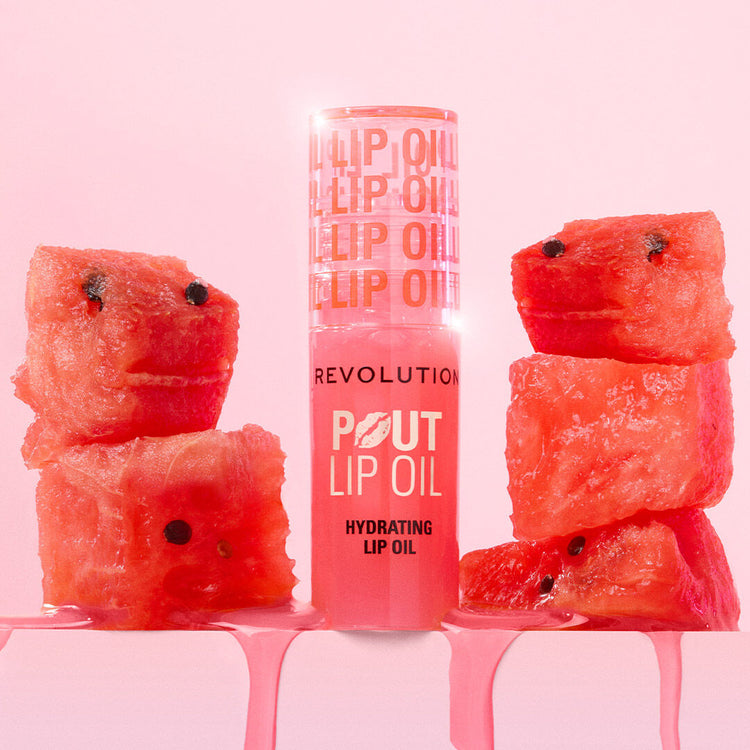 Revolution Pout Lip Oil Watermelon Pink