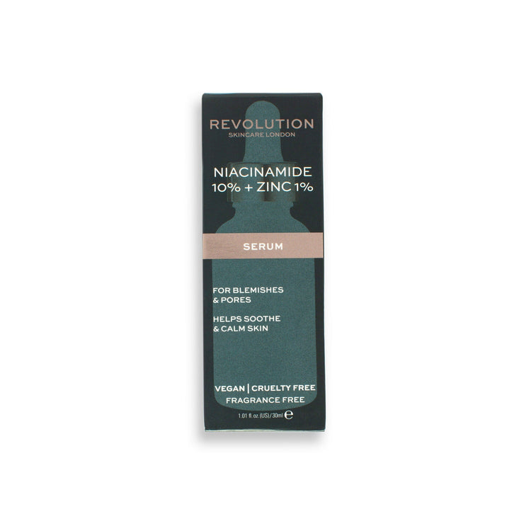 Revolution Skincare 10% Niacinamide And 1% Zinc Blemish & Pore Serum 30ml