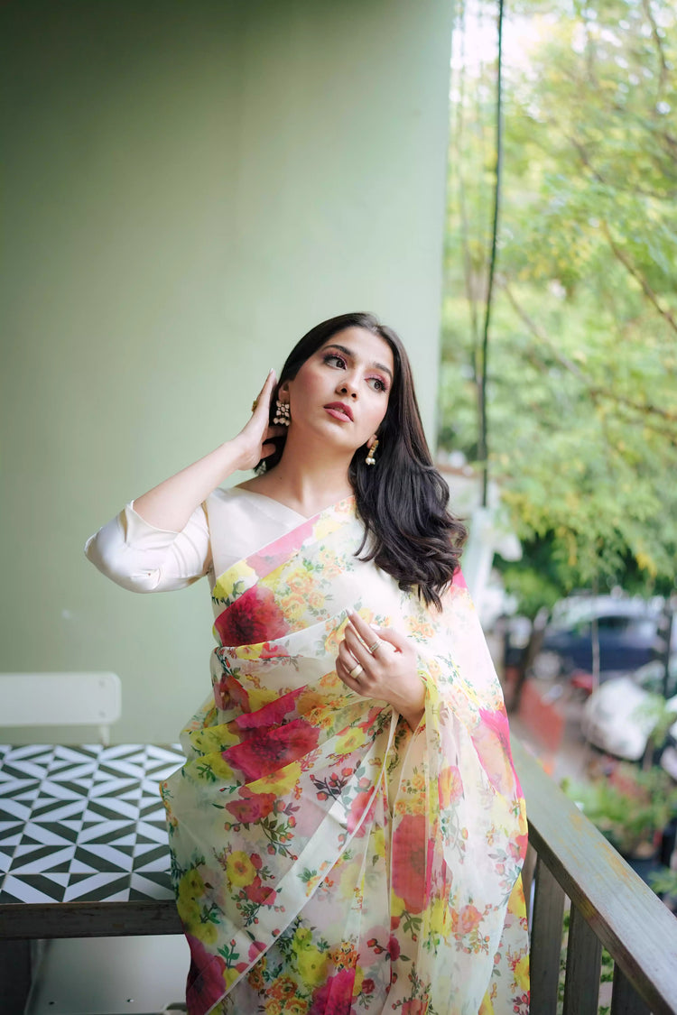 SAR-15 Cream Florals - Eleganza