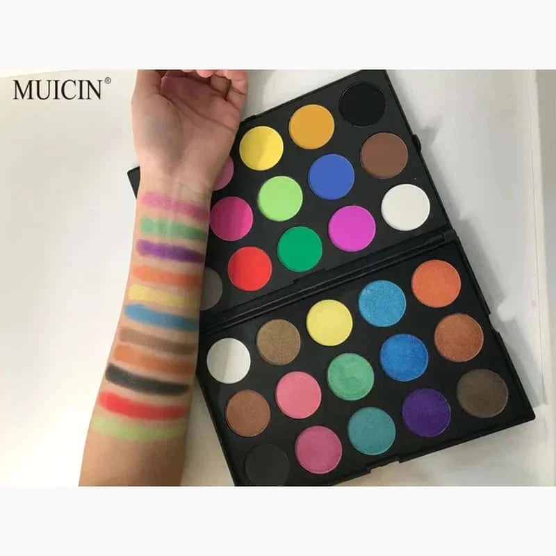 Multi Color Matte & Velvet Eyeshadow Palette - Muicin