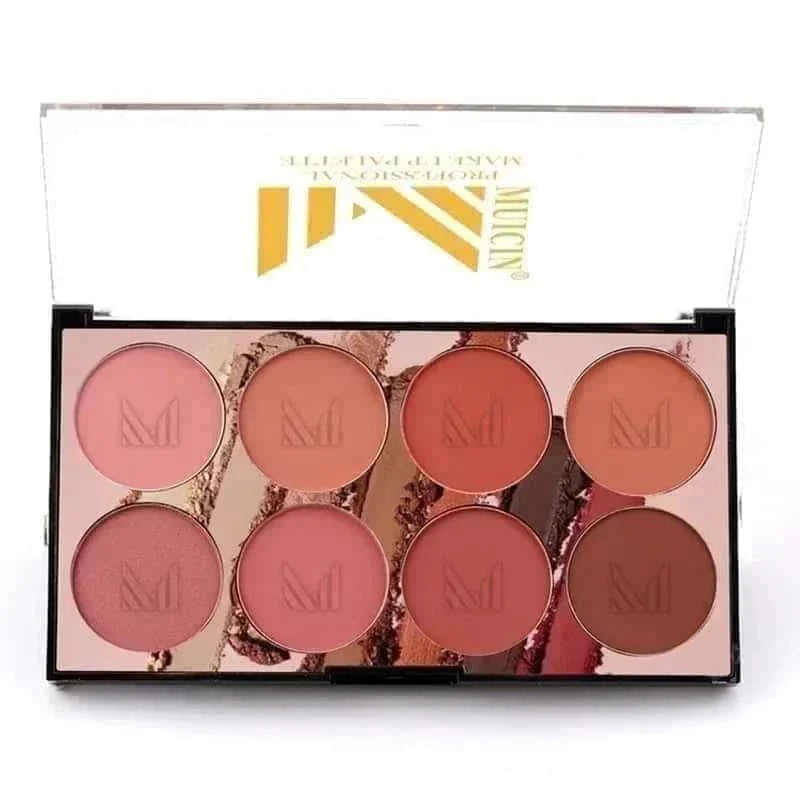 8 Colors Professional Blusher Palette - Muicin