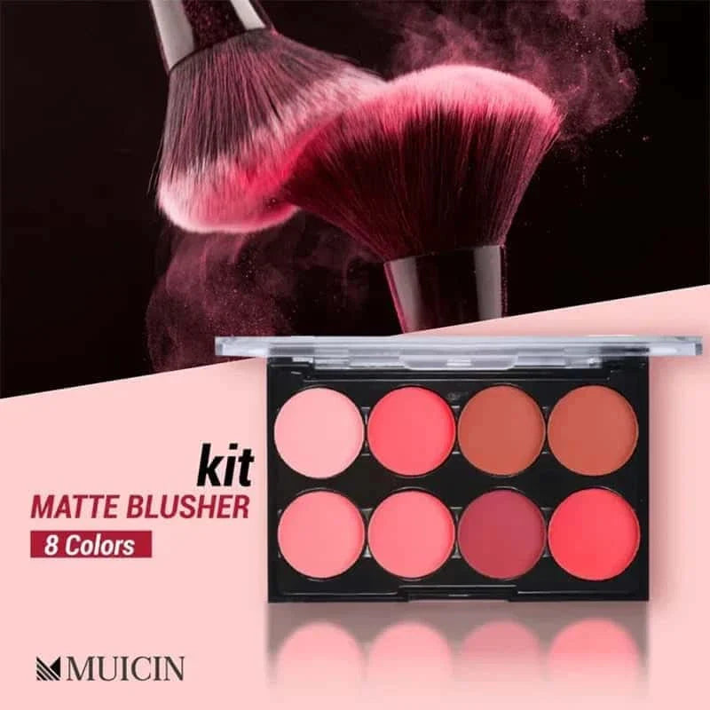 Matte Blusher Kit 8 Colors - Muicin