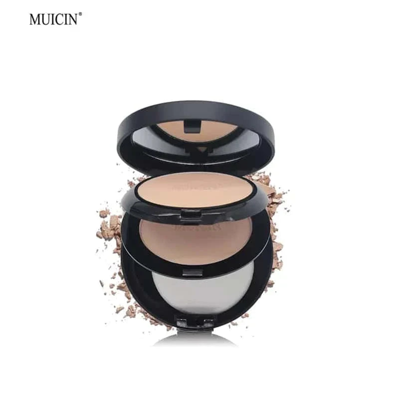 Luminous 3 In 1 Two Way Compact Face Powder - Muicin