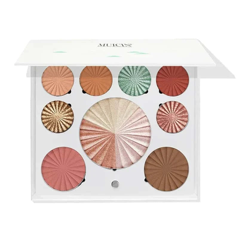 White Blusher & Eyeshadow Palette - Muicin